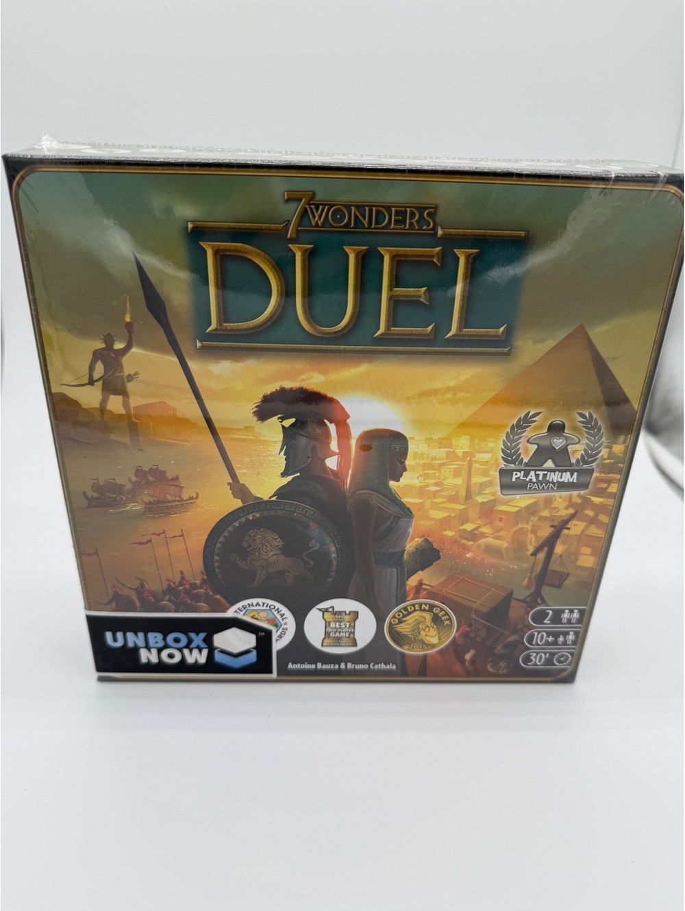 7 Wonders Duel Board Game Platinum Pawn Unbox Now Edition New Sealed Repos